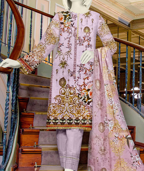 Silk Shore Digital Lawn Dupatta`22 D#12