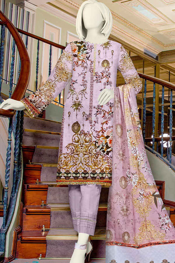 Silk Shore Digital Lawn Dupatta`22 D#12