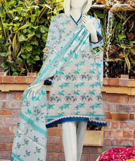 Silk Shore Digital Lawn Dupatta`22 D#22