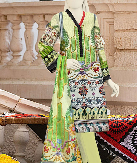 Silk Shore Digital Lawn Dupatta`22 D#04