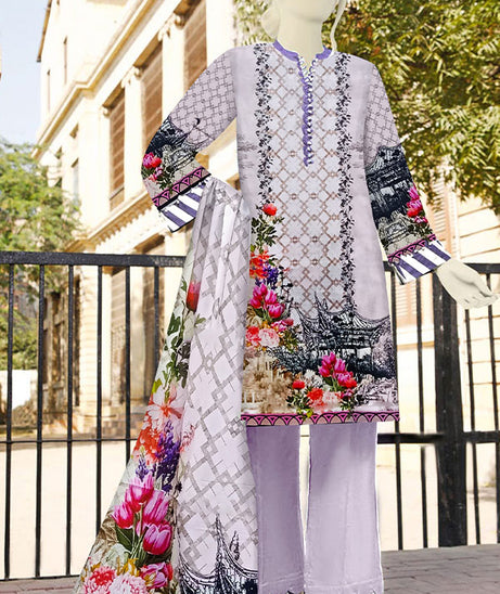 Silk Shore Digital Lawn Dupatta`22 D#05