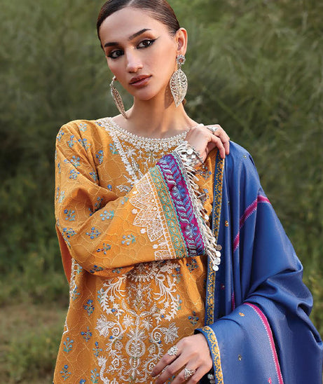 Siraa By SFK Winter Unstitched`25 SFK#10 GUL BAHAR