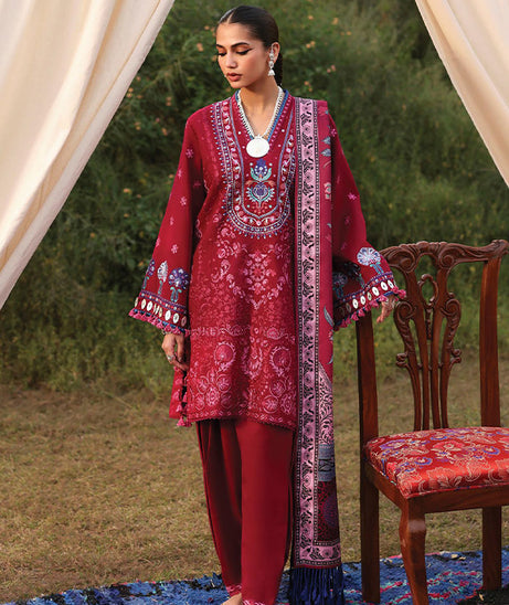 Siraa By SFK Winter Unstitched`25 SFK#06 PARISSA