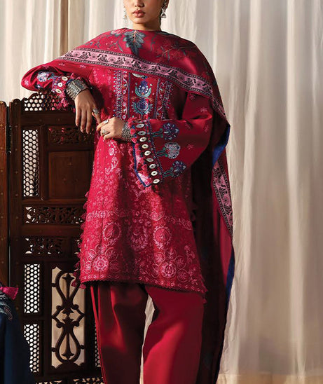 Siraa By SFK Winter Unstitched`25 SFK#06 PARISSA