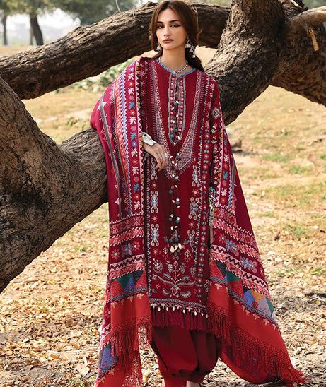 Siraa By SFK Winter Unstitched`25 SFK#07 MEHRUNISA