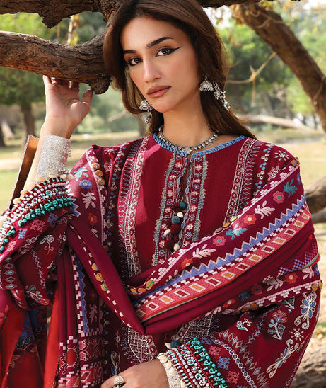 Siraa By SFK Winter Unstitched`25 SFK#07 MEHRUNISA