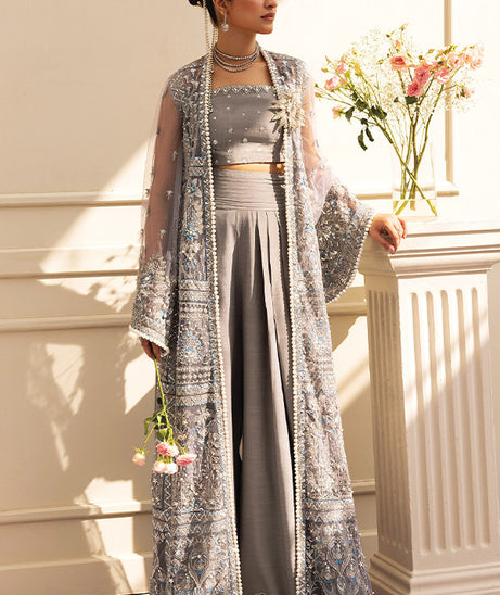 Siraa Festive Unstitched`25 OVERCAST WHISPER