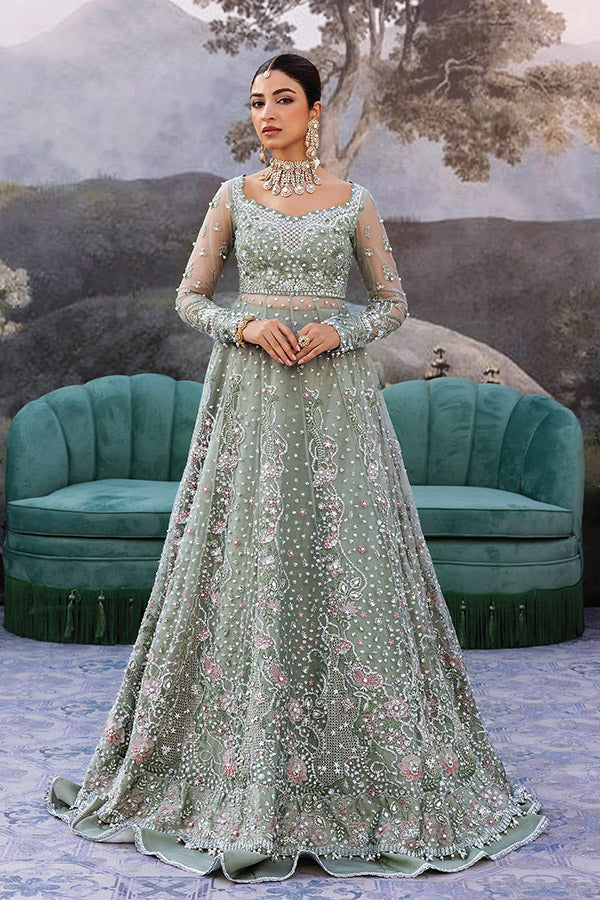 Siraa Festive Unstitched`25 SEAFOAM