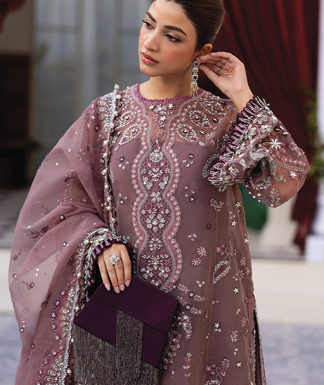 Siraa Festive Unstitched`25 WISTFUL MAUVE