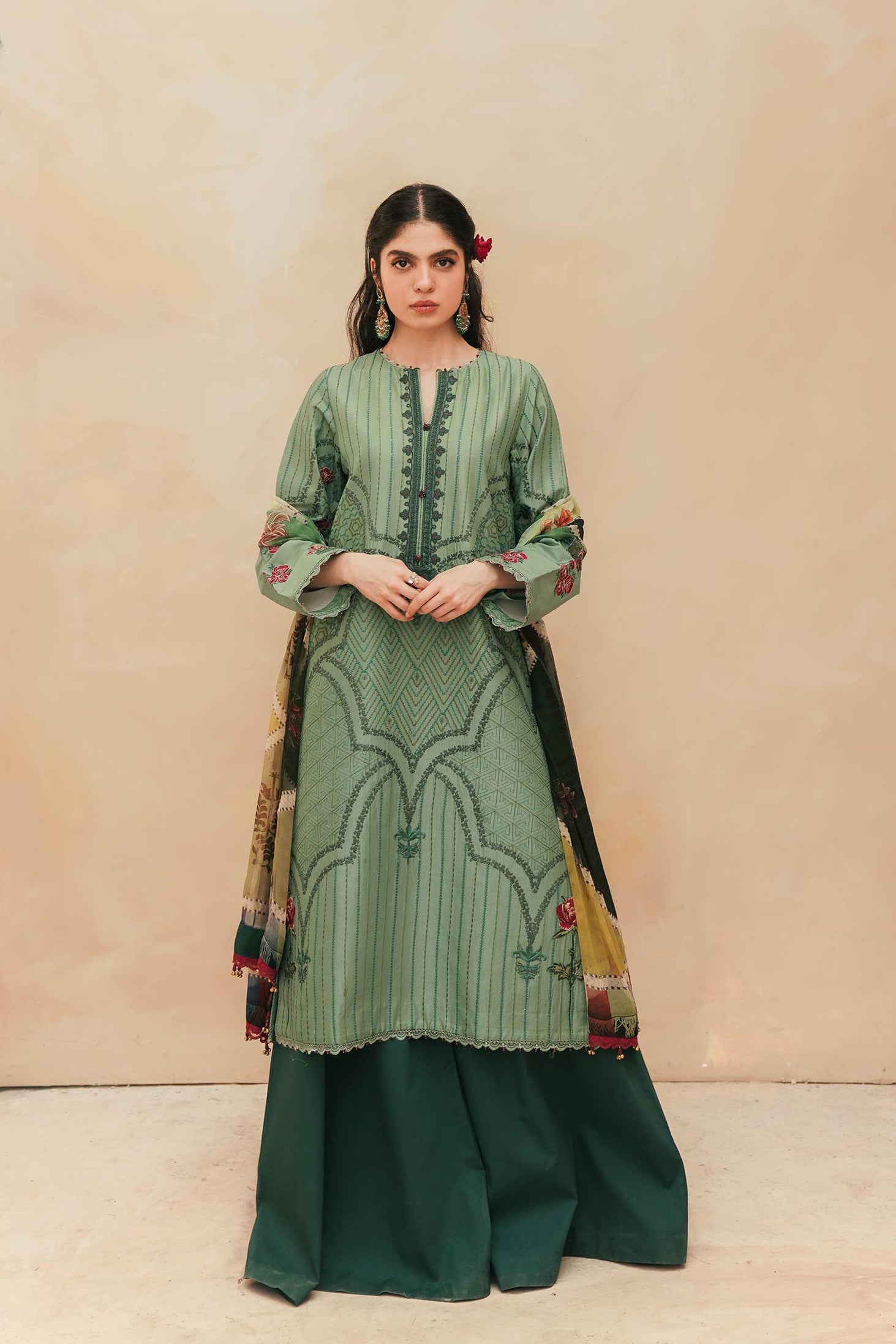 Zara Shahjahan Eid Luxury Lawn`22 D# SIRAJ