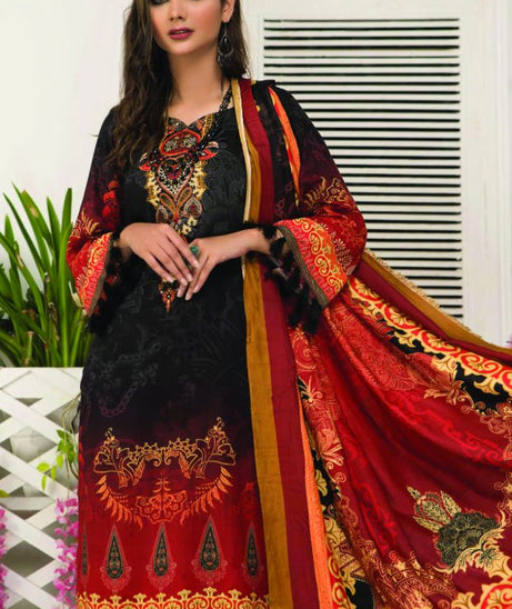 Sitara Anarkali D/Linen`21 D#14 (Black)