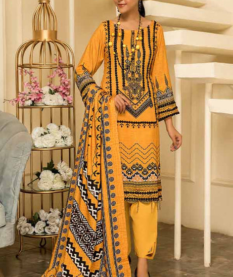 Sitara Anarkali D/Linen`22 D#52 Mustard