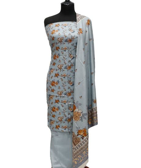 Sitara Anarkali Linen`21 D#145 (Sky Blue)