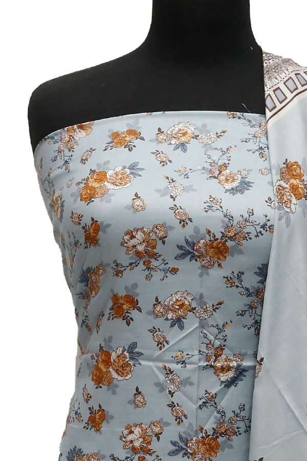 Sitara Anarkali Linen`21 D#145 (Sky Blue)