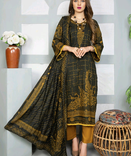 Sitara Anarkali Linen`21 D#141 (Golden)