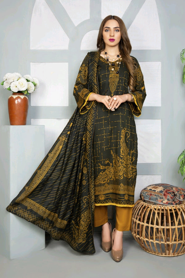 Sitara Anarkali Linen`21 D#141 (Golden)