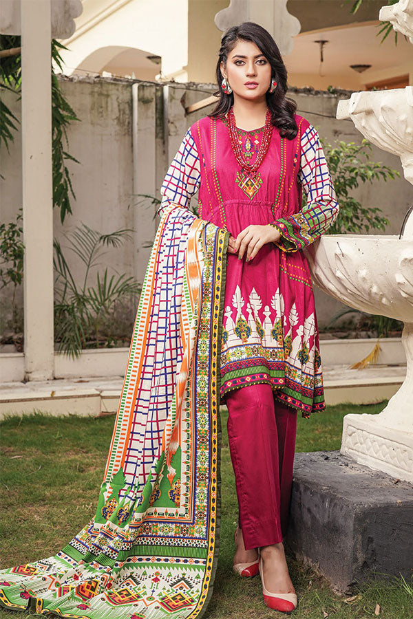 Sitara Anarkali Linen`21 D#146 (Sh Pink)