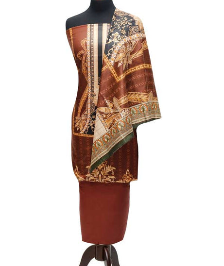 Sitara Nau Rang Linen`22 D#06 (Maroon)