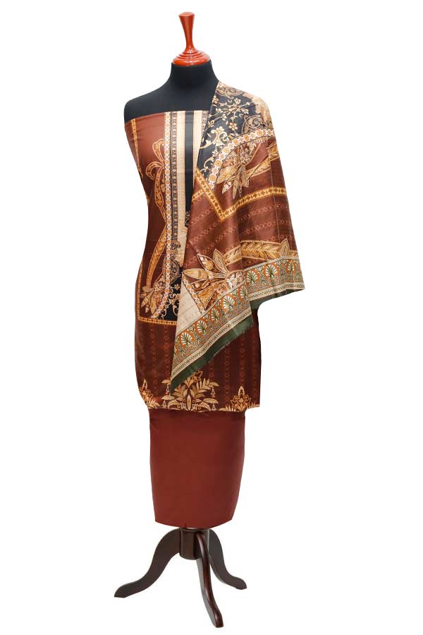 Sitara Nau Rang Linen`22 D#06 (Maroon)