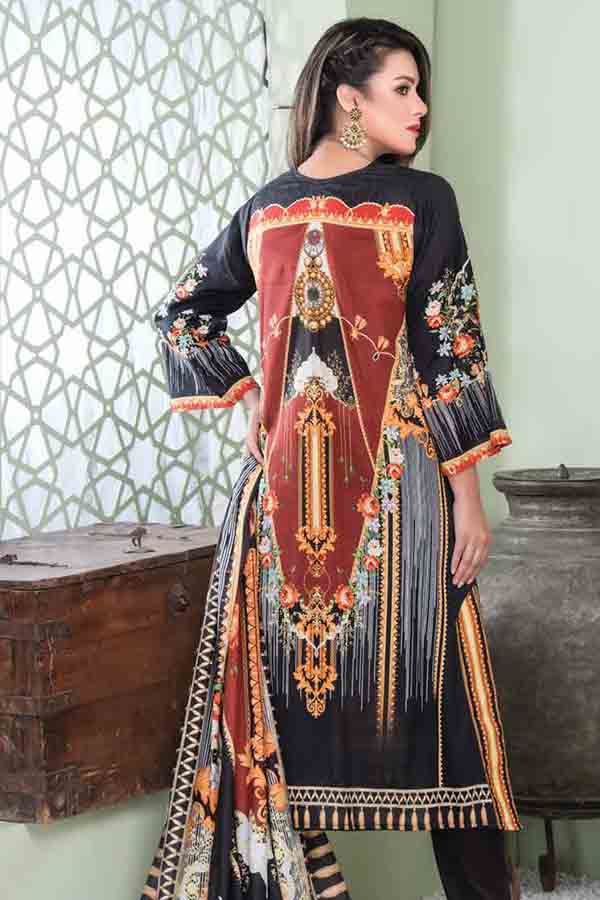 Sitara Sapna D/Lawn`21 D#1932 (Black)