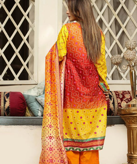 Sitara Sapna Lawn`22 D#5264 Orange
