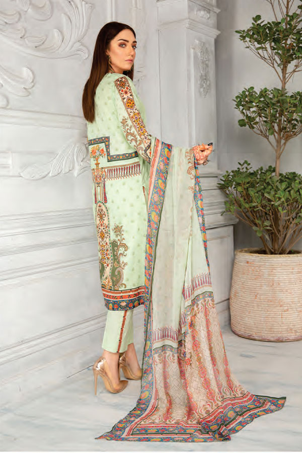 Sitara Univ D/Lawn C/Dupatta`21 D#24 (Pista)