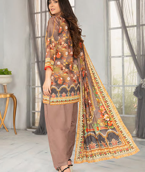 Sitara Universal D/Lawn`21 D#07 (Ch-Brown)