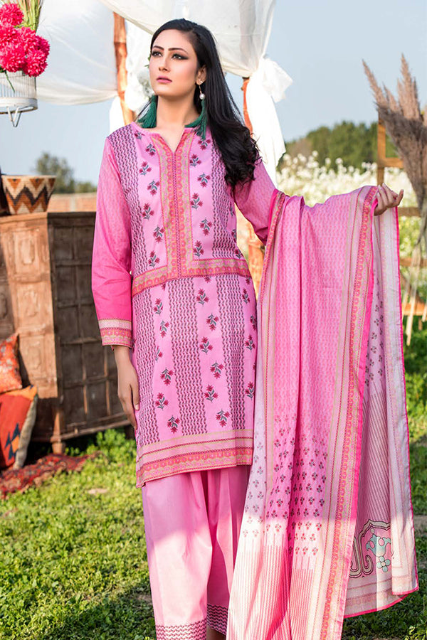 Sitara Universal D/Lawn`21 D#17 (Pink)