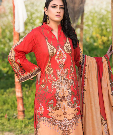Sitara Universal D/Lawn`21 D#37 (Red)