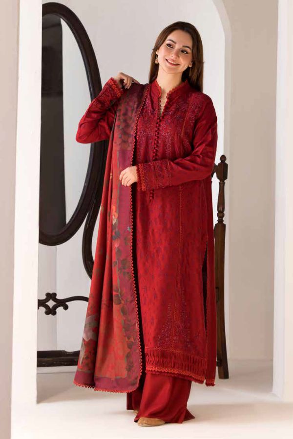 Sobia Nazir Winter Shawl`24 D#01-A