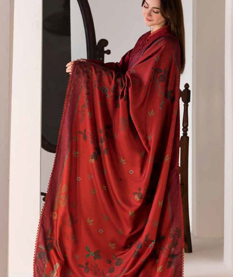Sobia Nazir Winter Shawl`24 D#01-A