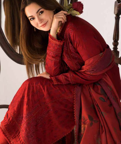 Sobia Nazir Winter Shawl`24 D#01-A