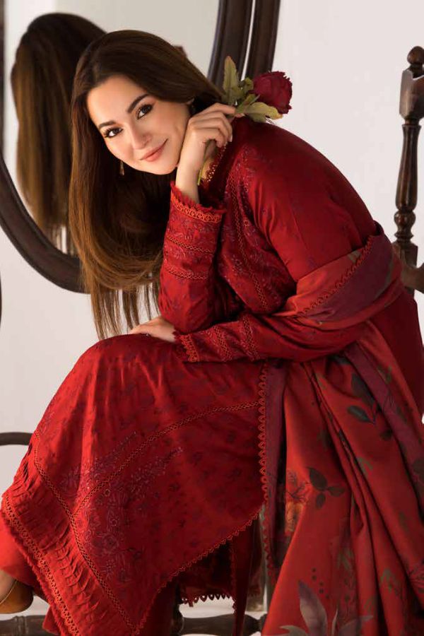 Sobia Nazir Winter Shawl`24 D#01-A