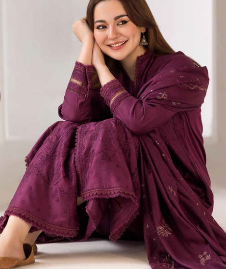 Sobia Nazir Winter Shawl`24 D#02-A