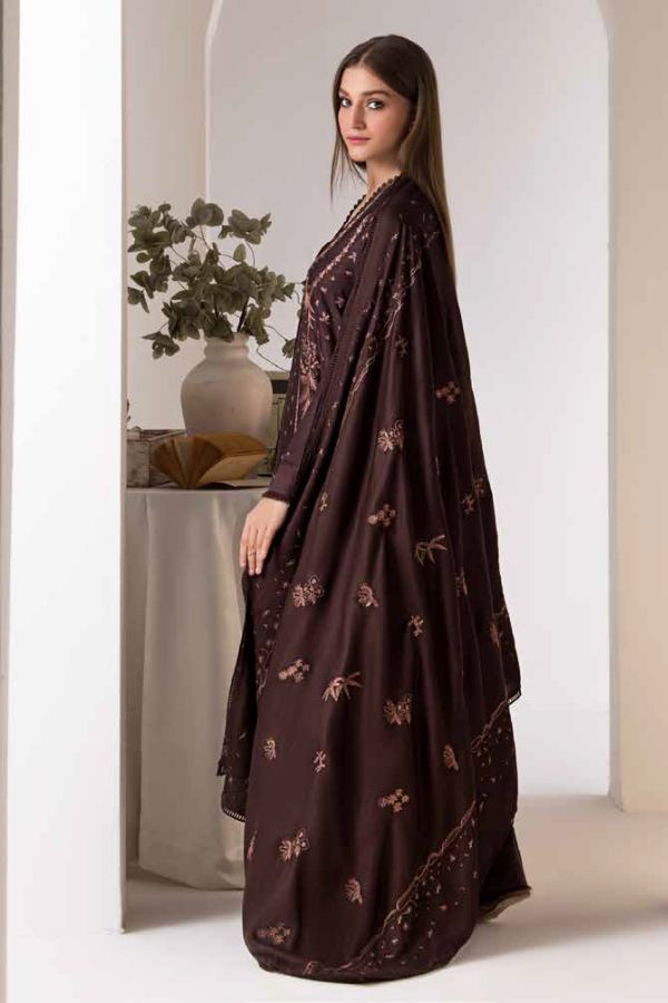 Sobia Nazir Winter Shawl`24 D#02-B