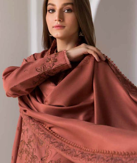 Sobia Nazir Winter Shawl`24 D#03-B