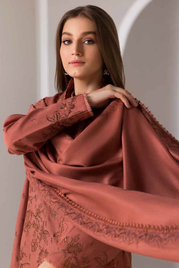 Sobia Nazir Winter Shawl`24 D#03-B