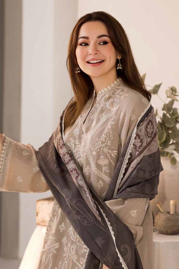 Sobia Nazir Winter Shawl`24 D#04-A