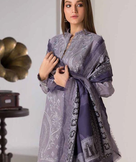 Sobia Nazir Winter Shawl`24 D#04-B