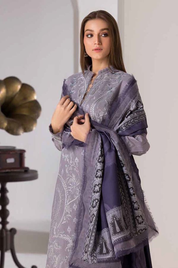 Sobia Nazir Winter Shawl`24 D#04-B