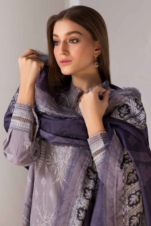 Sobia Nazir Winter Shawl`24 D#04-B