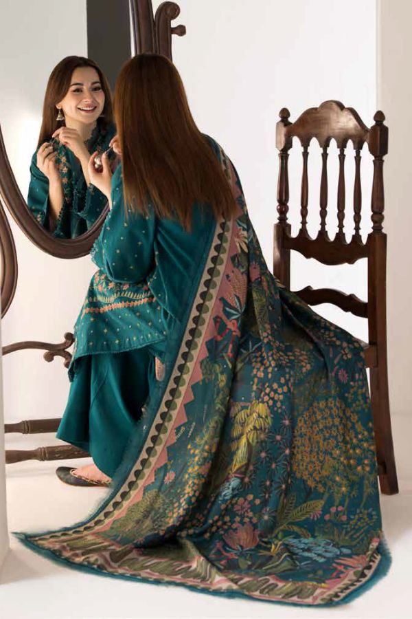 Sobia Nazir Winter Shawl`24 D#05-A