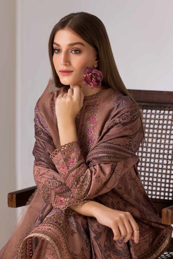 Sobia Nazir Winter Shawl`24 D#07-A