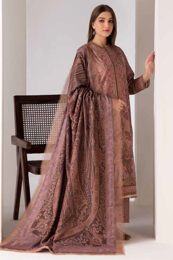 Sobia Nazir Winter Shawl`24 D#07-A