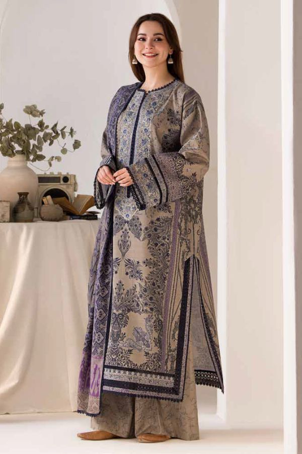 Sobia Nazir Winter Shawl`24 D#07-B