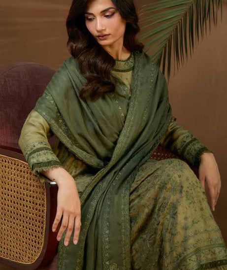 Sobia Nazir Winter Shawl`25 D#2-A