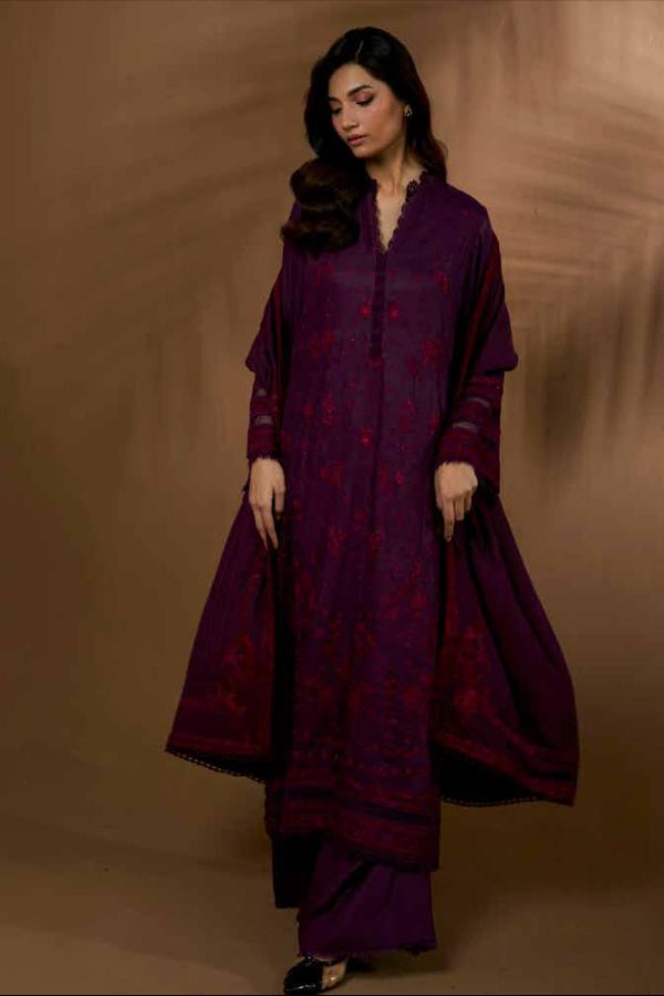 Sobia Nazir Winter Shawl`25 D#2-B