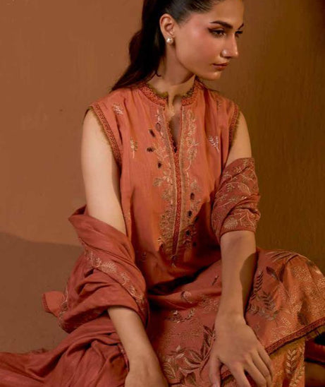 Sobia Nazir Winter Shawl`25 D#4-A