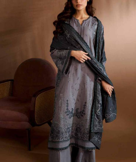 Sobia Nazir Winter Shawl`25 D#5-B