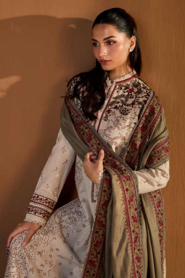 Sobia Nazir Winter Shawl`25 D#6-A